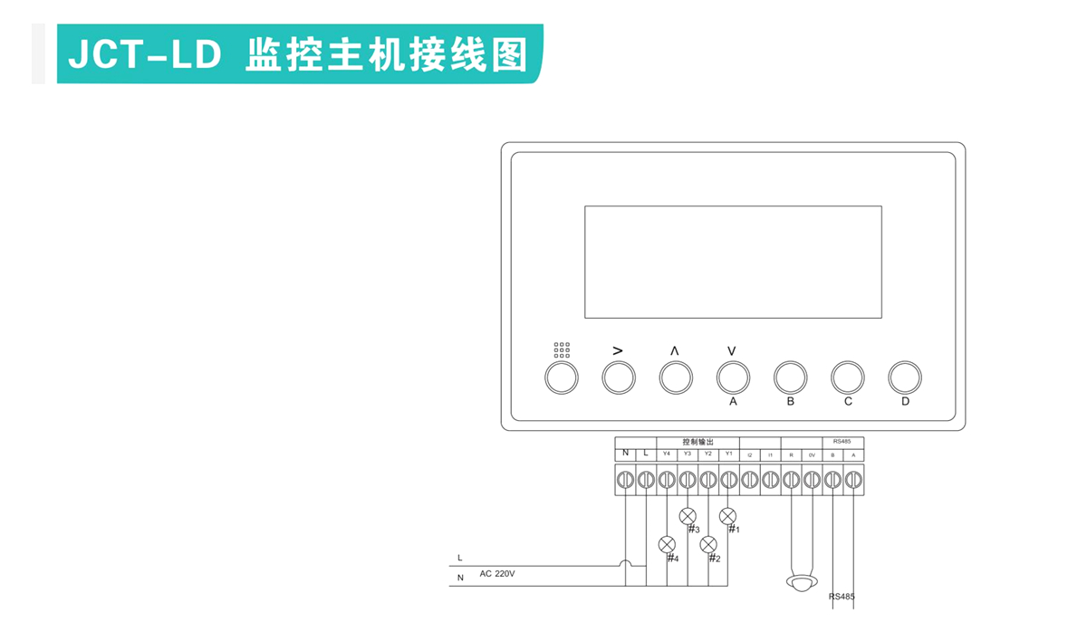 智能路燈監控主機接線圖